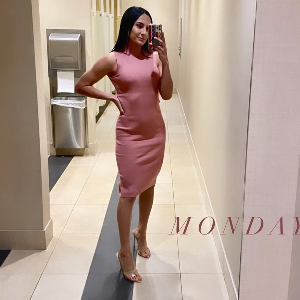 Pink dress